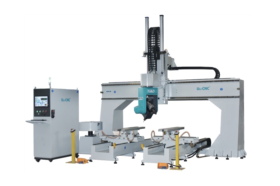 USH2重型定梁雙工位五軸加工（gōng）中心